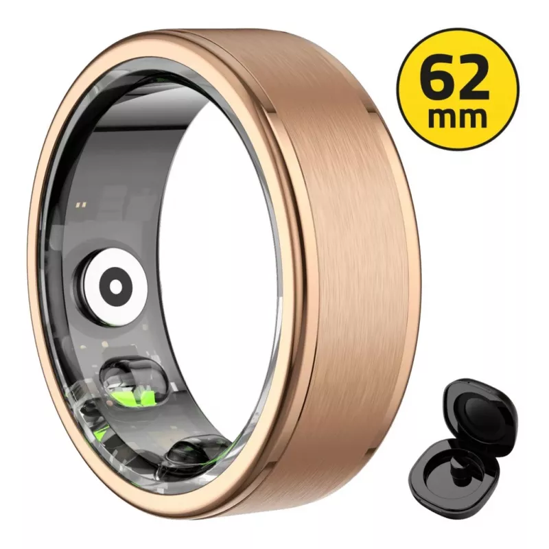 Išmanusis žiedas MANTA SR01GD 62 mm OneRing Gold — 62 dydis, metalinis aukso atspalvis