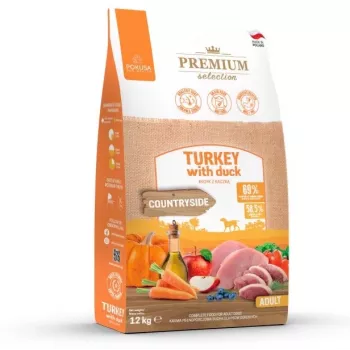 POKUSA Premium Selection Adult Turkey with duck - sausas šunų maistas - 12 kg