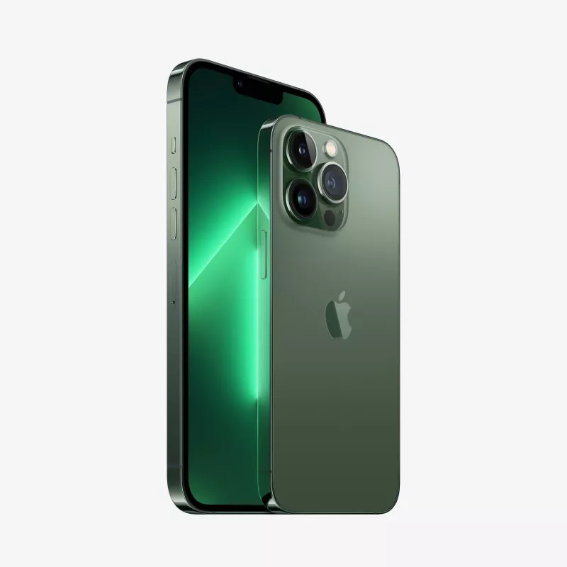 ATNAUJINTAS Telefonas Iphone 13 PRO/128GB Alpine Green A Grade raudona