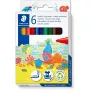 Marker Staedtler Noris Jumbo 6-pack washable non-toxic — broad tip, child-safe markers
