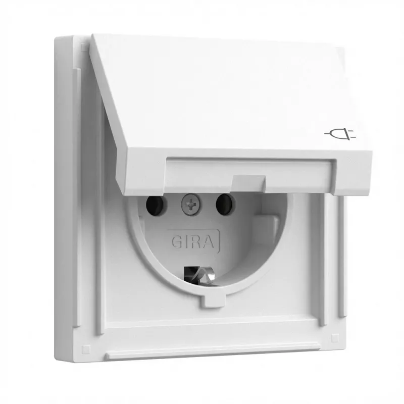 Schuko kištukinis lizdas Gira TX_44 Reinwei, modelis 445466
