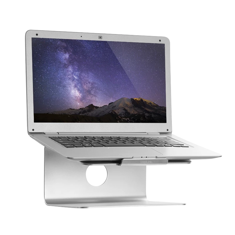 LogiLink AA0104 nešiojamojo kompiuterio stovas sidabrinis 43,2 cm (17 inch)
