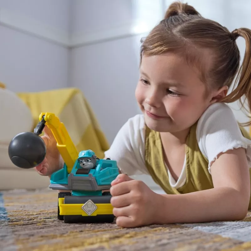 Griovimo kraninis sunkvežimis Rubble & Crew Motor 3+ metų plastikinis juoda mėlyna geltona