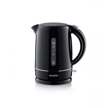 „Severin WK 4322“ elektrinis virdulys, 1,7 l, 2200 W, juodas