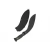 Mačetė Mil-Tec kukri 15534000 — nerūdijančio plieno geležtė 255 mm, bendras ilgis 375 mm, ABS rankena, komplekte dėklas