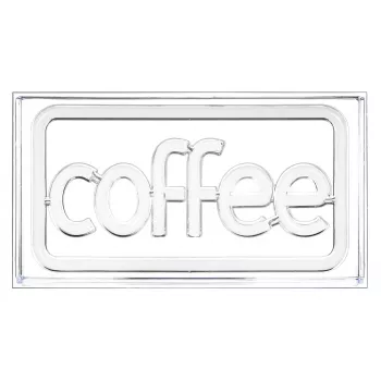Neoninis LED ženklas ActiveJet AJE-NEON COFFEE, įvairiaspalvis, USB 5V, paviršinis montavimas, AS plastiko rėmas