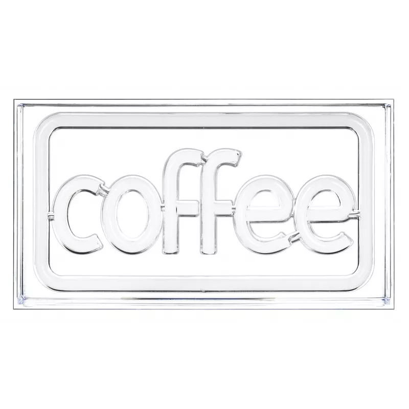 Neoninis LED ženklas ActiveJet AJE-NEON COFFEE, įvairiaspalvis, USB 5V, paviršinis montavimas, AS plastiko rėmas