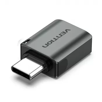 Vention USB-C patinas į USB 3.0 patelę OTG adapteris, pilkas, aliuminio lydinio tipas