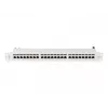 Patch panel 1U LANBERG PPS7-1024-S — 24 prievadų, Cat7, F/UTP, metalinis, 1U (445×102×44,5 mm)