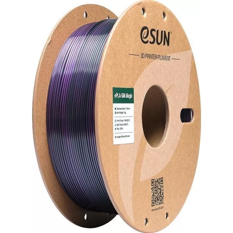EPLA-SILK MAGIC 1,75mm Juoda PURPLE 1kg (EPLA-SILKMAGIC-P175BP1)