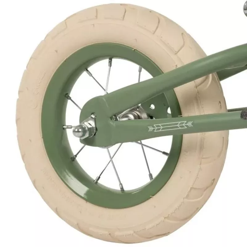 Pusiausvyros dviratis HUFFY Vintage 10 colių Žalias – HUFFY 27284W, 10 colių ratai, be pedalų mokomasis