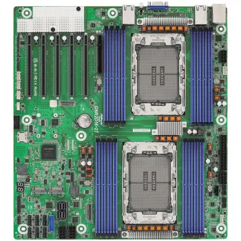 Pagrindinė plokštė ASRock GNR2D16-2T, Intel SoC, LGA 4710 (Socket E2), EEB, 16 DDR5 lizdų, maks. 128 GB, 10Gb Ethernet