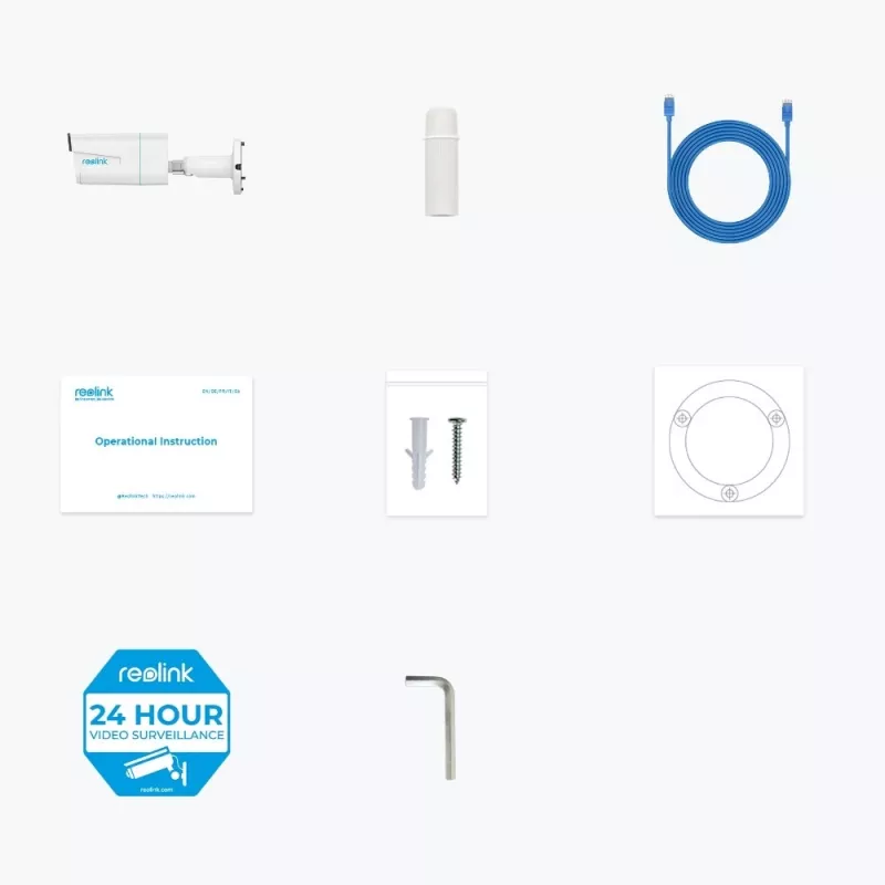 IP apsaugos kamera Reolink P430 4K (8 MP, 3840×2160, 25 kadr./s, 5x optinis priartinimas, PoE, IP67, MicroSD iki 256 GB)