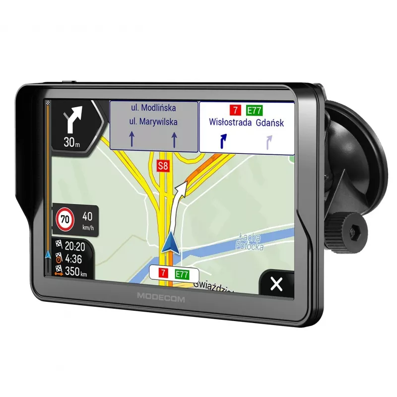 Automobilinė navigacija MODECOM FreeWAY CX 7.3 iGO, 7 colių 800x480, 16 GB, MicroSDHC, Bluetooth, Windows CE 6.0