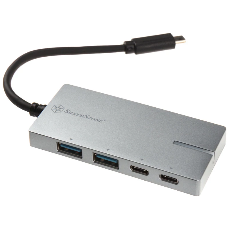 USB 3.1-C adapter SidabrinėSTONE SST-EP09C — USB-C į USB-A jungiamumas, sidabrinė apdaila
