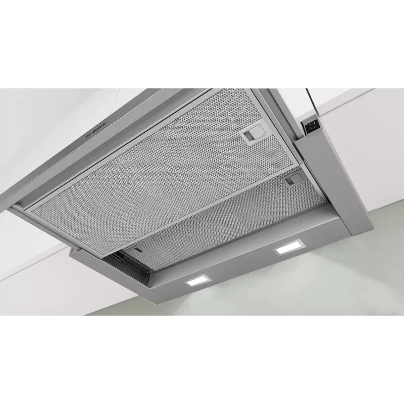 Bosch Serie 2 DFM064W55 gartraukis Pusiau įleidžiamas (ištraukiamas) Metallic, Sidabrinė 394 m³/h