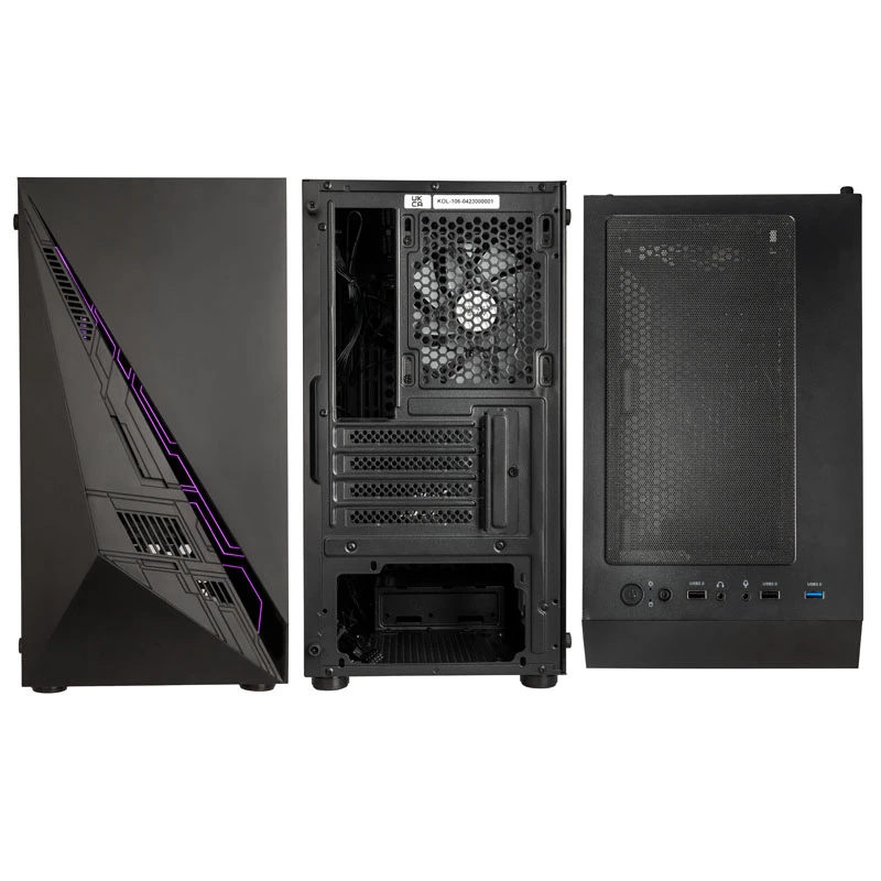 Kompiuterio korpusas Kolink Inspire K2 Plus ARGB Micro-ATX, juodas