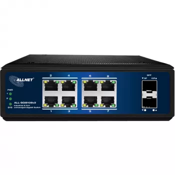 Tinklo komutatorius ALLNET ALL-SGI8108v2 8 prievadų 10/100/1000 Mbps Gigabit