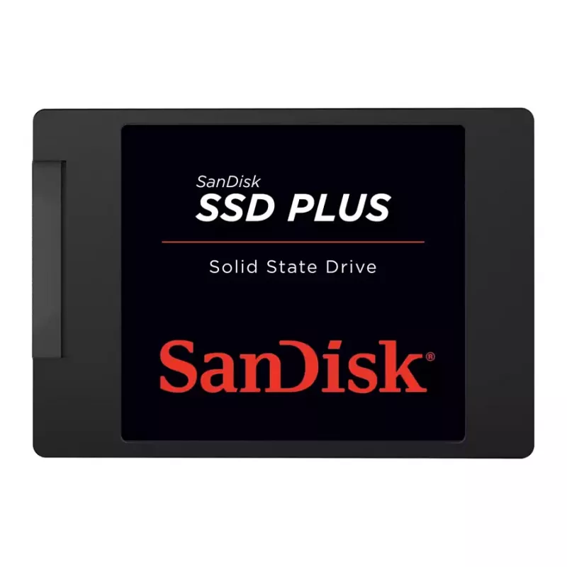 2,5 500GB SANDISK SSD Plus SATA skaitymo greitis iki 545 MB/s SATA III 6 GB/s