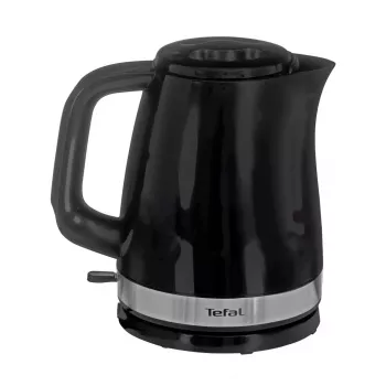 Elektrinis virdulys Tefal KO150 1,5 L 2400 W — juodas nerūdijantis plienas, belaidis, 360° pagrindas