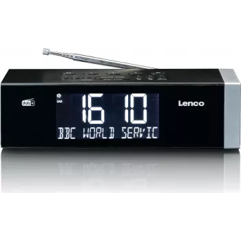 Žadintuvas radijas Lenco CR-640BK DAB+ su Bluetooth 5.0 ir LCD ekranu