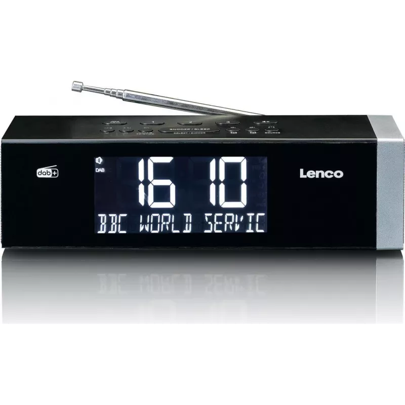 Žadintuvas radijas Lenco CR-640BK DAB+ su Bluetooth 5.0 ir LCD ekranu