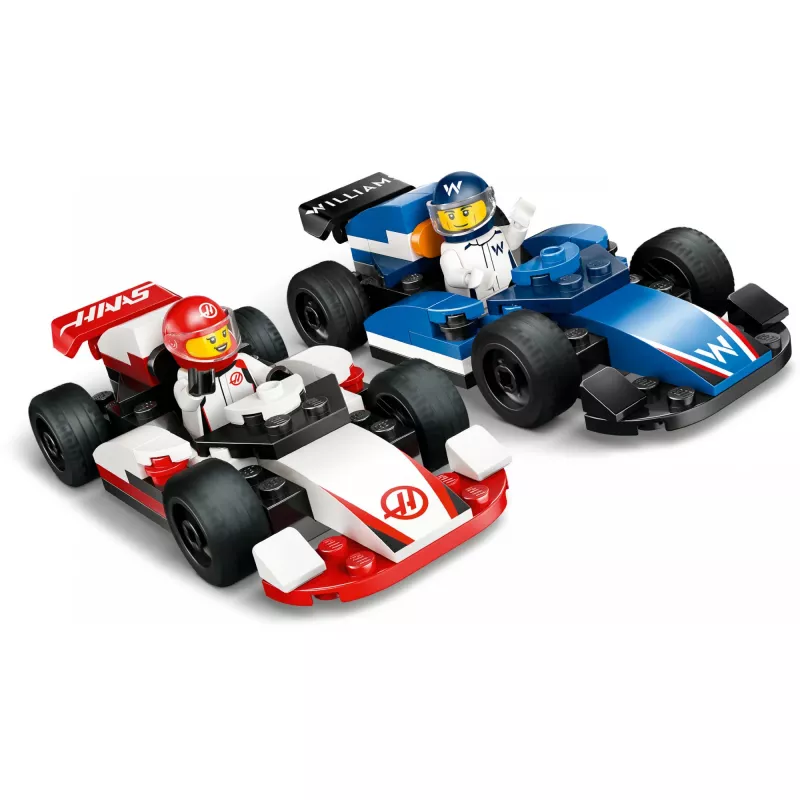 LEGO CITY 60464 F1 - Williams Racing & Haas F1 lenktyniniai automobiliai