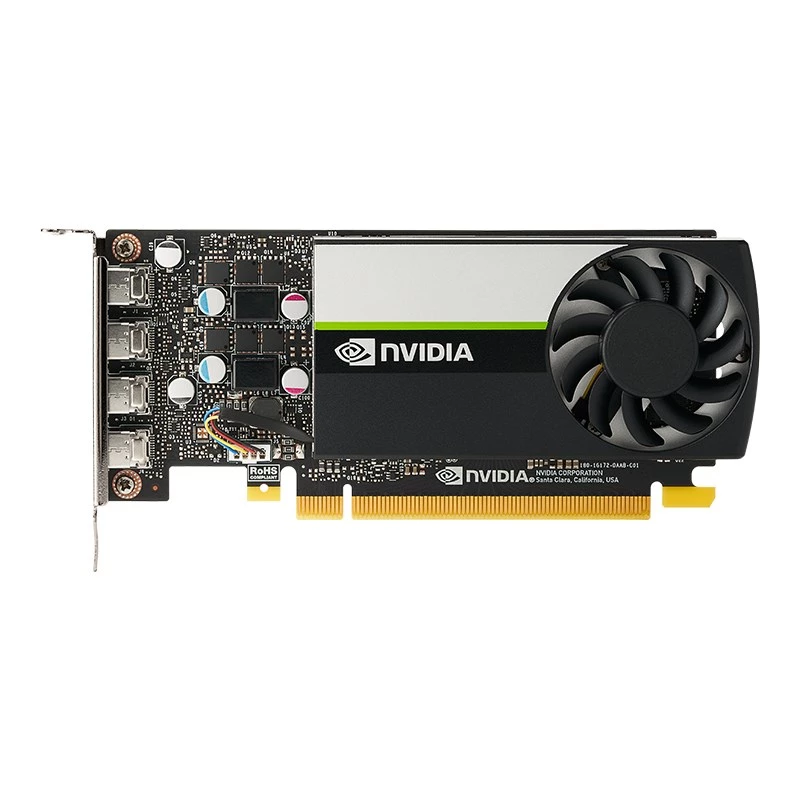 PNY NVIDIA T1000 4GB GDDR6 Low Profile, 4x Mini DisplayPort (VCNT1000-SB)