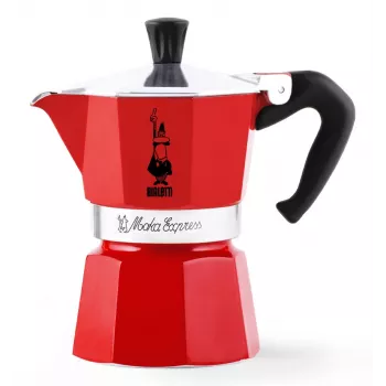 Bialetti Moka Express Moka puodas raudonas