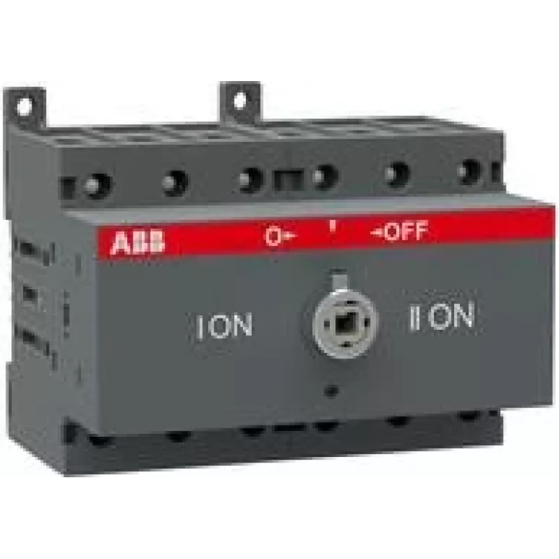 ABB OT63F3C apkrovos atjungimo jungiklis 3 polių 63A su rankena ir W (1SCA105338R1001)