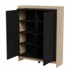 Cama PORTO komoda 100x38x130 ąžuolas/juodas