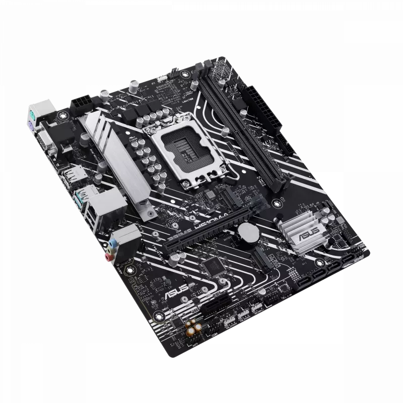 ASUS PRIME H610M-A R2.0 | Procesorių šeima Intel | Procesoriaus lizdas LGA1700 | Palaikomi kietųjų diskų sąsajos tipai M.2, SATA | SATA jungčių skaičius 4