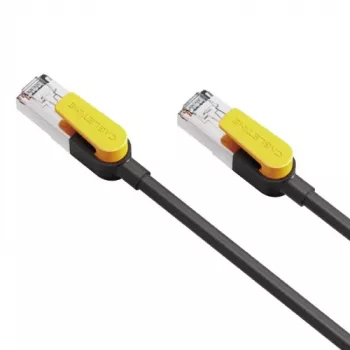 CABLETIME Cat7 S/STP tinklo kabelis, 3 m, juodas