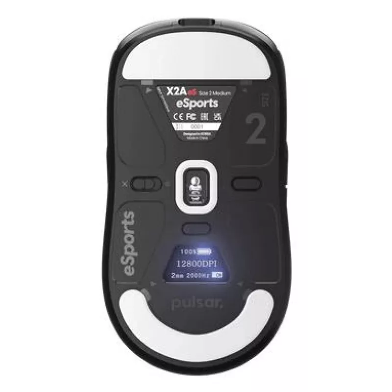 Pelė USB optinė belaidė X2A/ES SIZE2 juoda PX2AES21 Pulsar