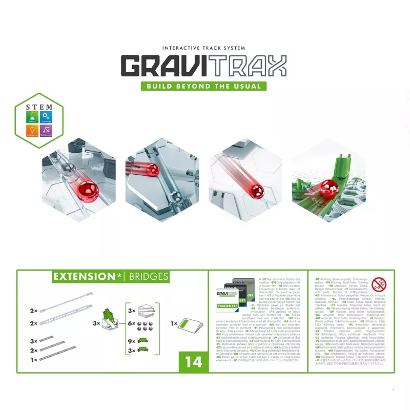 GraviTrax Extension Bridges Ravensburger 22423 Daugiaspalvis