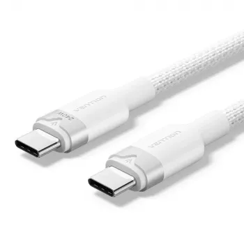 USB-C į C 2.0 Vention PD 3.1 5A 240W 2m baltas laidas