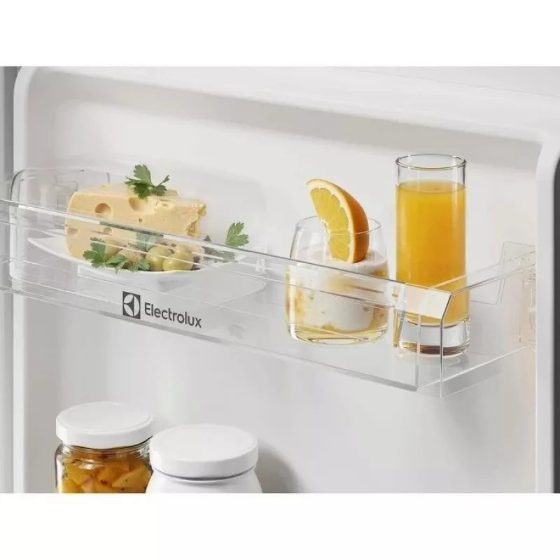 Įmontuojamas šaldytuvas-šaldiklis Electrolux ENS3SE18S — nerūdijantis plienas, viršutinis šaldiklis, atverčiamos durys, energijos klasė E