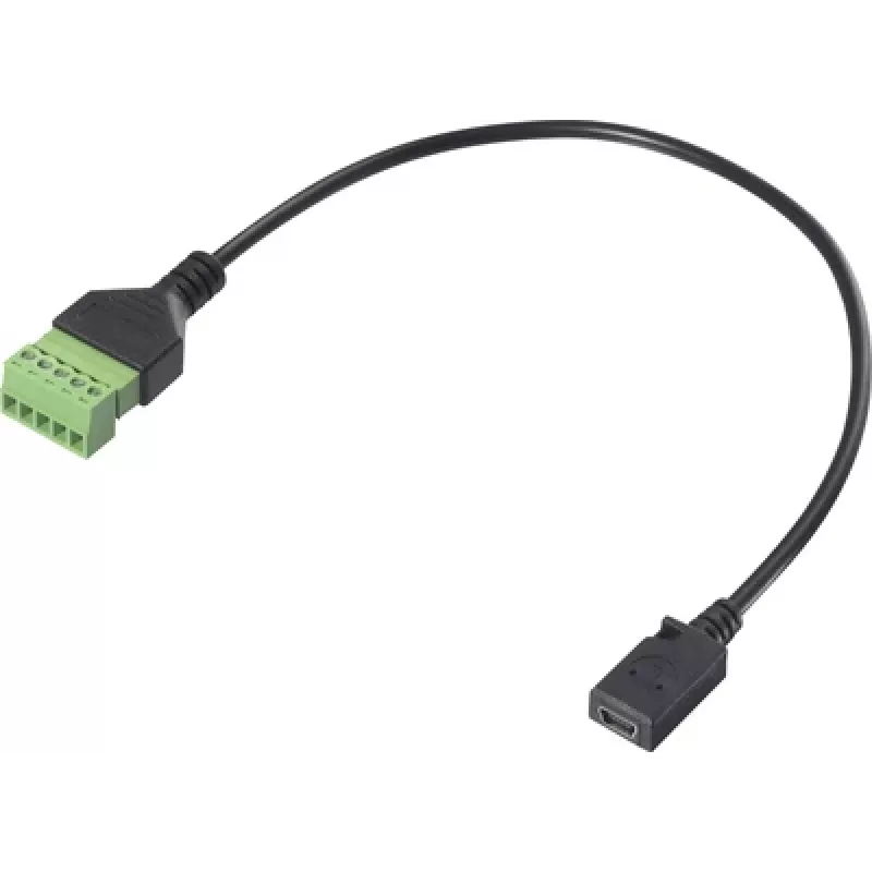 Renkforce USB 2.0 adapterio kabelis [1x 2.0 lizdas Mini-B - 1x spaustuko jungtis] RF-6443962 30 cm (RF-6443962)