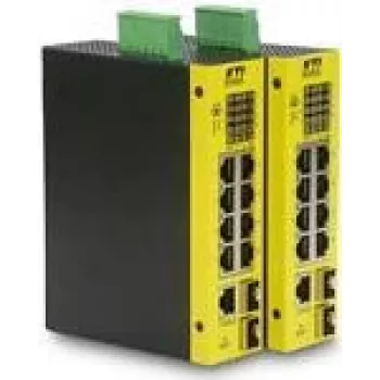 Gigabit Switch kti networks KGS-1060 — 10 prievadų pramoninis komutatorius, 8×RJ45 Gigabit, 2×SFP