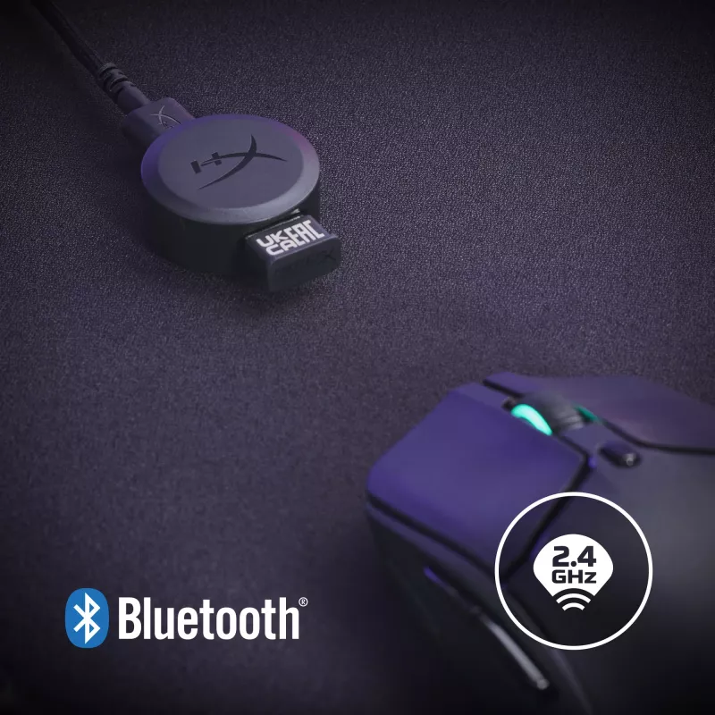 HyperX Pulsefire Haste 2 – belaidė žaidimų pelė (juoda)