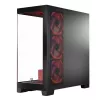 PC korpusas MODECOM Volcano SPACE APEX ARGB Midi Tower, grūdintas stiklas, USB-C, palaiko ATX/microATX/Mini-ITX, GPU iki 430 mm, CPU aušintuvas iki 180 mm