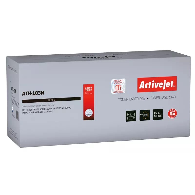 Activejet ATH-103N toneris (HP 103A W1103A pakaitalas; Supreme; 2500 puslapių; juodas)