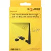 DeLock USB2.0 Dviejų Juostų WLAN ac/a/b/g/n Raktas - Tinklo Adapteris - USB2.0 - 802.11b, 802.11a, 802.11g, 802.11n, 802.11ac - Juodas (12462)