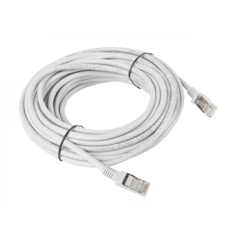 Lanberg PCU5-10CC-1000-S tinklo kabelis 10 m Cat5e U/UTP (UTP) Pilka (PCU5-10CC-1000-S)