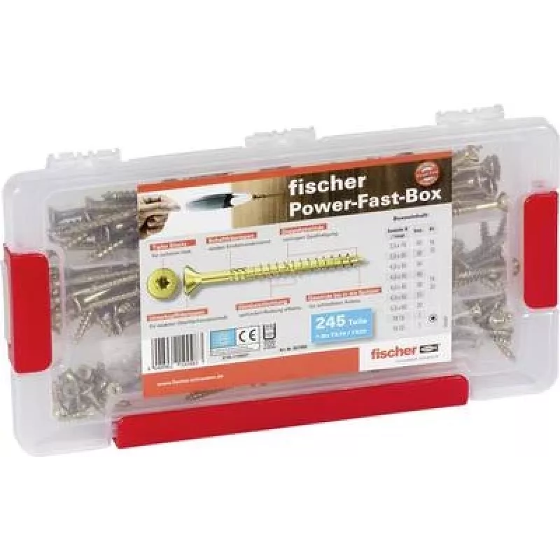 Fischer Power-Fast dėžutė 245 vnt. (667005)