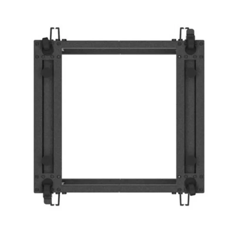 Stovo spinta LANBERG Open Rack OR01-6112-B 12U 600x600 reguliuojama juoda