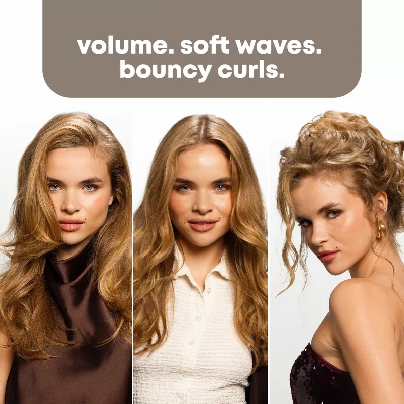Plaukų formuotojas Revamp Multi Style Revolve CL-3500-EU 3-in-1 – šepetys, džiovintuvas, apimties suteikėjas