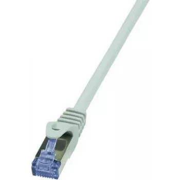 Tinklo kabelis LogiLink Cat6a S/FTP RJ-45 0,5 m pilkas