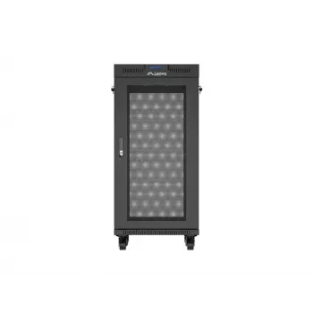Stovo spinta LANBERG FF01-6624-23BL 24U laisvai pastatoma 19 colių 600×600 mm IP20 juoda