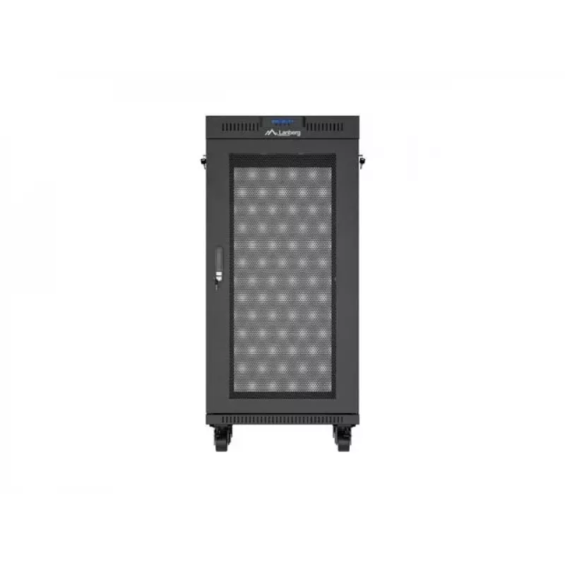 Stovo spinta LANBERG FF01-6624-23BL 24U laisvai pastatoma 19 colių 600×600 mm IP20 juoda